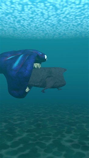 FISH EAT FISH! SEA MONSTERS SIZE COMPARISON SEA EATER EL GRAN MAJA BLOOP NINGEN GMOD 3D ANIMATION