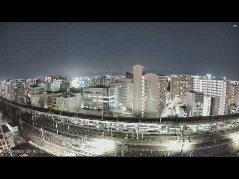 Live Cam: Hakata Station, Fukuoka, JP｜Shinkansen & JR Lines｜Weather Updates｜A View of the Winter Sky