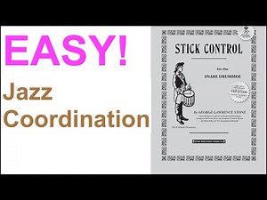 Easy Jazz-Comping on drums with STICK CONTROL (by G.L. Stone)