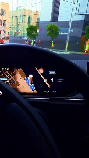 Tesla Model X curbside parking with autopark / self park new for FSD V14
