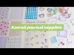 DIY Kawaii Journal Supplies🧸☁️ || Cuddle cloud
