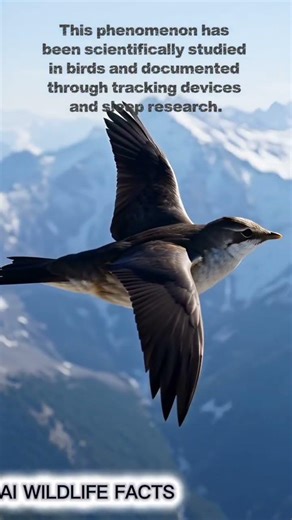 This Bird Sleeps While Flying for Months #AlpineSwift #WildlifeFacts #BirdFacts #NatureEducation