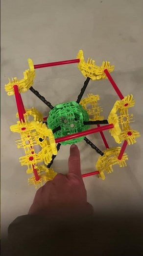 Lux Blox model of body-centered cubic unit cell