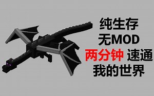 这个种子能让你两分钟速通我的世界（1.17）