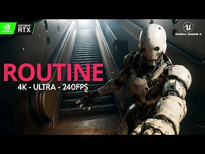 ROUTINE Exclusive Gameplay Preview RTX 5090 | New SURVIVAL HORROR like Alien Isolation & Dead Space