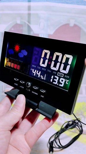 Digital Weather Station Clock |Temperature & Humidity Meter Full Setup #shorts #ideas #digitalclock #howto #diy #motivationkajosh #tools #calandartrick #lifehack #smarttool | Unique Craft Yt