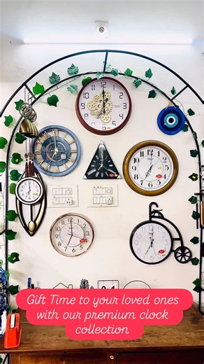 Gift Shop by Indiantiquest ®️ on Instagram: "Gift time to your loved ones with our premium clock 🕰️ collection from our gift shop #giftshop #clocks #timepiece"