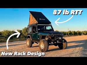 Jeep Wrangler Tj - Custom Overland Roof Rack Build 2.0 and Inspired Overlands Clamshell RTT Install