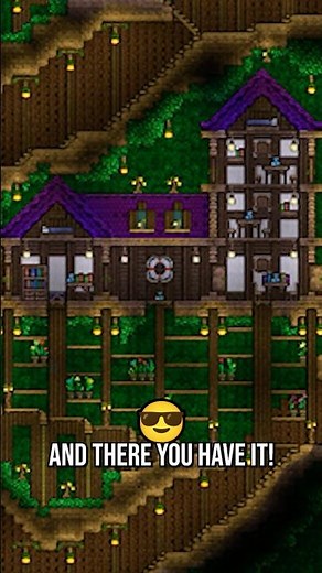 Building a cozy house in Terraria Living Wood Tree Village | Day 20