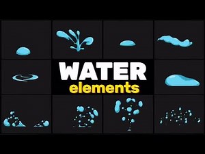 Water Animations Pack Stock Motion Graphics