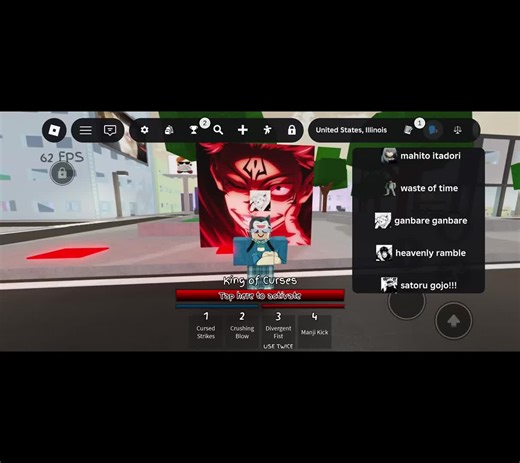 Custom Sukuna Moveset Showcase in JJS