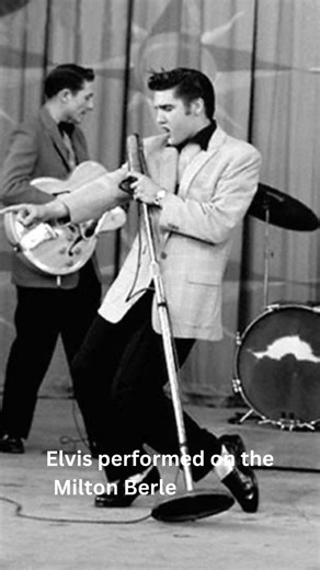180K views · 10K reactions |  On this day in 1956, Elvis took the stage on "The Milton Berle Show" and set the world on  with his iconic performance of "Hound Dog."  The King of Rock 'n' Roll's electrifying moves marked a pivotal moment in music history and solidified his place as a legend. From up-and-coming singer to movie star, Elvis dominated 1956 and beyond! | Elvis Presley's Graceland | Facebook