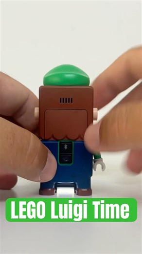 LEGO Luigi Time #lego #luigi #mario #supermario #legomario #legoluigi #shorts