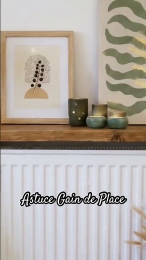 L'astuce gain de place pour radiateur (Sans percer) 😍