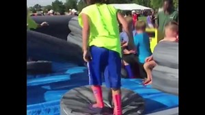 19M views · 249K shares | Ever have those days where everything goes wrong? Those days when it feels like you're being hit with a giant, soft pillar over and over again? Well, this boy is having one of those days. Literally. If you need an example of getting back up once you've been knocked down, this ones for you! | America's Funniest Home Videos | Facebook