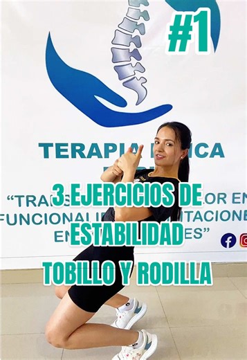 EJERCICIOS DE ESTABILIDAD TOBILLO - RODILLA. Constituyen un conjunto de intervenciones fisioterapéuticas y de entrenamiento neuromuscular diseñadas para optimizar la capacidad funcional de dichas articulaciones mediante la estimulación adaptativa de los músculos estabilizadores agonistas y antagonistas, los tejidos conectivos (ligamentos y tendones), y los mecanorreceptores propioceptivos. Su objetivo principal es mejorar la capacidad de mantener la integridad cinemática y la alineación biomecán
