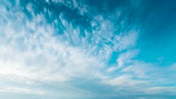 se blue sky white cloud bright and clear scenery. Landscape timelapse...