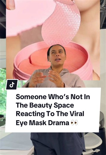 Replying to @. When the non beauty girlie assistant grows curious👏 Love to see it!! What do you all think beauty queens? 👀 Are you intrigued enough to try these after all the conversations online about them? Camilla is unconvinced lol #skincare #undereye #eyemask #beautyindustry #thelipsticklesbians