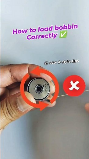 How to load bobbin properly✅#viral #shorts #video #sewing #machine #recipe #machinelearning