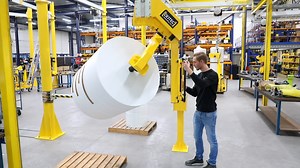 Dotec Rotary Action (RA) roll handler, Rotate Multiple Rolls, by Dotec. Cap. 300-600Kg/600-1300Lbs