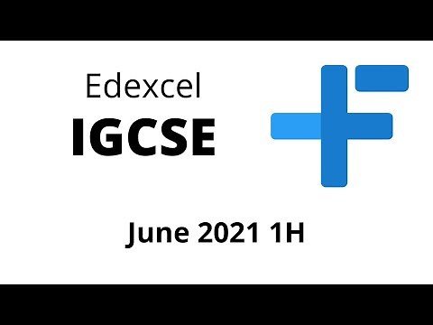 IGCSE Maths Edexcel June 2021 Paper 1H