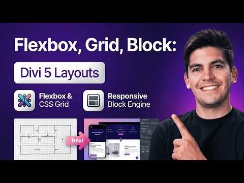Divi 5 Layout Engine: Flexbox vs. CSS Grid vs. Block Explained 🤯