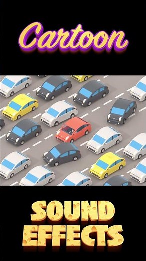 downtown traffic and crowd noises Cartoon Sound effects #soundeffect