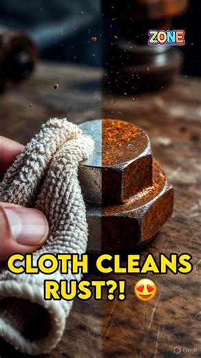 Cloth Cleans Rust?! 😳