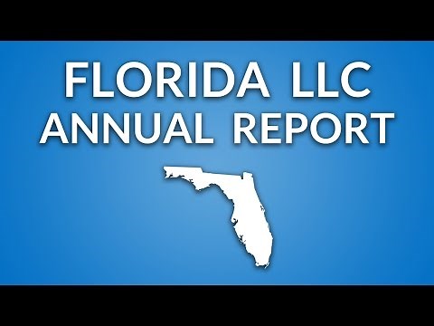 Florida LLC - Annual Report