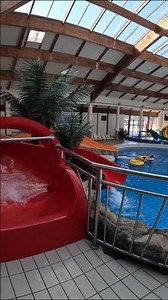 This Water Slide Ends With a Splash 😳💦 | Aquapark FALA Poland