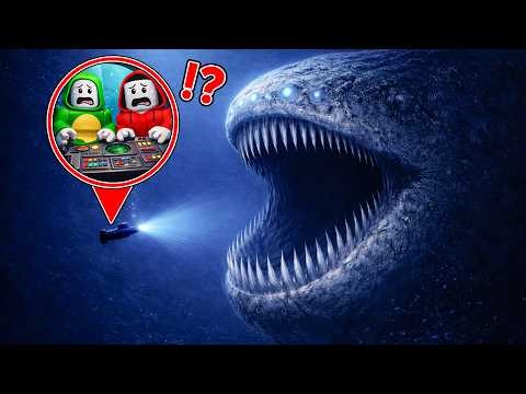 JJ and Mikey Escaping the SCP Monster Whale 😱 (Maizen Roblox)