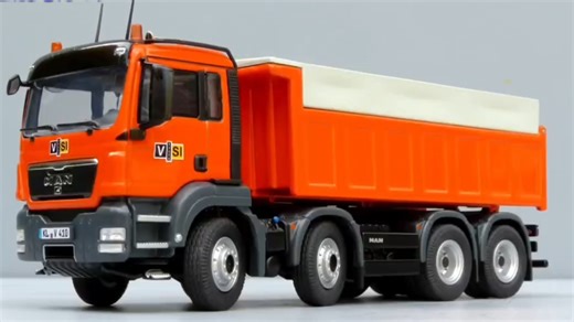 曼恩 MAN TGS 自卸车模型测评（2012英文字幕版）