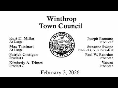 Winthrop Town Council Meeting of February 3, 2026