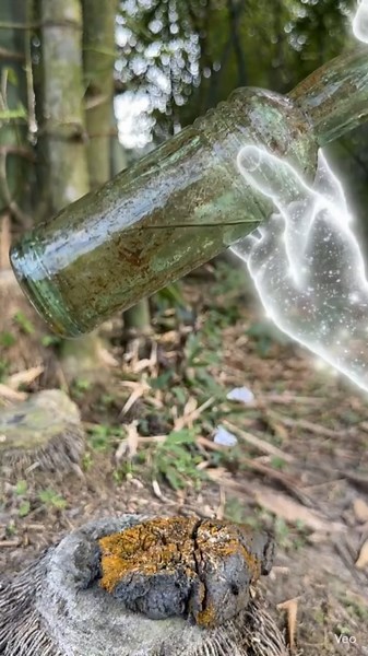 The ability to make a bottle cap if there is no bottle cap #camping #bushcraft #survival #facts