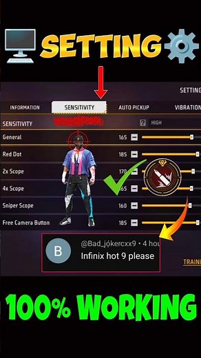Free Fire Headshot setting 2025 ⚡ Best Sensitivity Settings ⚙️| Sensitivity + Hud Settings Free Fire