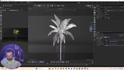 C4D_用这个简单的 Cinema 4D 技巧让树木焕发生机