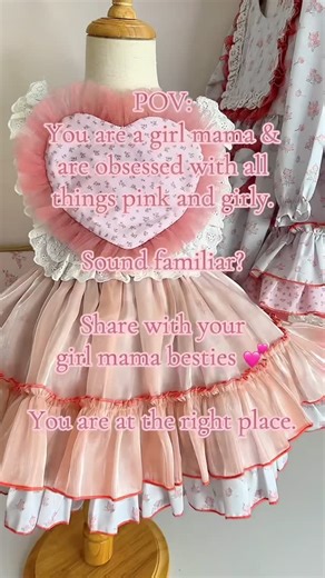 begirlclothing on Instagram: "We take girly very seriously around here! 💕 If you love feminine details, ruffles, lace, and all things pink, you’re in the right place. Share with your girl-mama besties for all the girly inspiration! 🎀 #girlmama #girly #valentinesdaydress #kidsboutiqueclothing #kidsstyle"