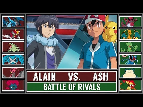 Ash vs. Alain (Pokémon Sun/Moon) - Battle of Rivals
