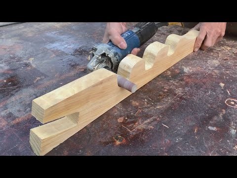 Unique Creative Woodworking Projects // How To Make A Height Adjustable Chair