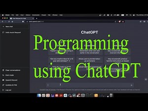 ChatGPT Programming Using 3Blue1Brown's Manim