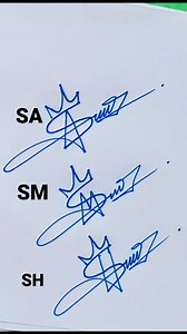 #Sa_sm_sh | How to signature your name | Autograph | Signature tips/ tricks | Calligraphy #reels #reelitfeelit #instagood #instagood #cristiano#signature | Ali Mohsen Saleh