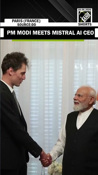 PM Modi meets Co-Founder & CEO of Mistral AI Arthur Mensch