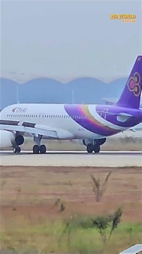 Thai Airways Massive Takeoff vs Smooth Landing Comparison ✈️ #shorts #aircraft