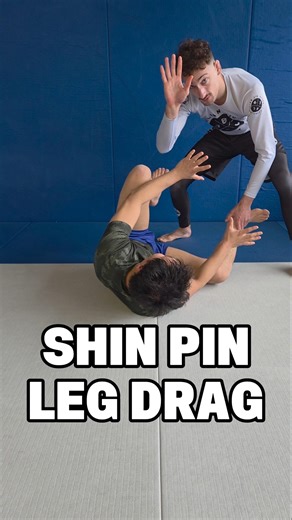 Shin Pin to Leg Drag #bjj #jiujitsu #nogi #grappling