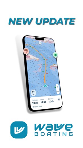Wavve Boating App | ⚓️ NEW UPDATE: Wavve Boating 5.4.9 is here! We’ve added more control to auto-routing so you can choose the path that best fits your... | Instagram