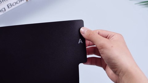 Marspark 26 Pcs Vinyl Album Divider A-z Record Divider DVD Cd File Alphabet Record Organizer with Alphabetical Tab Album Storage Holder for Vinyl LP, Label on Double Side(Black,Horizontal)