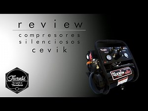 COMPRESORES ULTRASILENCIOSOS CEVIK / Review cevik prosilent - NO HACE RUIDO!