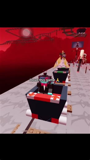 #hazbinhotel #vox #adam #velvette #dancing hazbin hotel cart ride JS so tuff