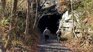 Former L&N railroad tunnel converted into walking path
