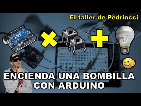 CÓMO ENCENDER UNA LÁMPARA CON DOS PULSADORES PROGRAMACIÓN ARDUINO #viralvideo #electrónica #diy